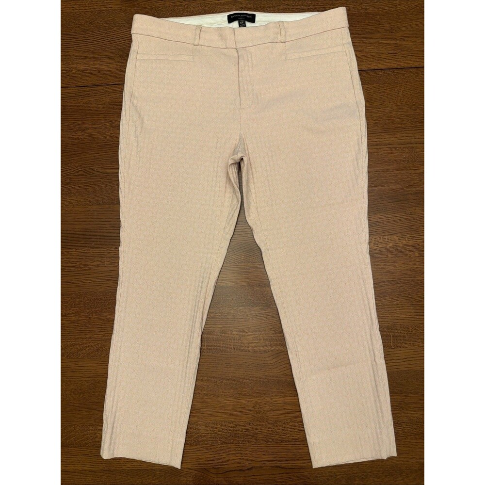 Banana Republic Factory Sloan Slim High-Rise Ankle Pant Pink ~ Size 12 Petite